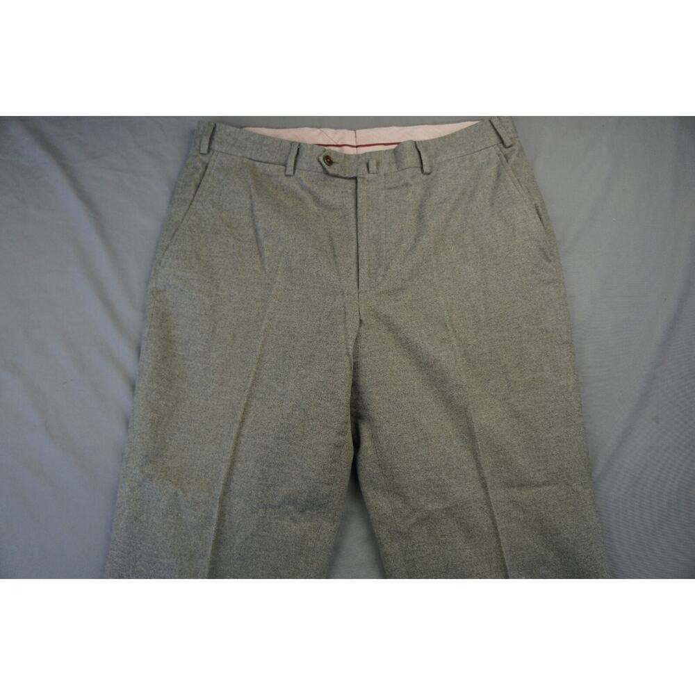 Peter Millar Flat Front Flannel Dress Pants, Slacks Made In Italy Men’s Size 36